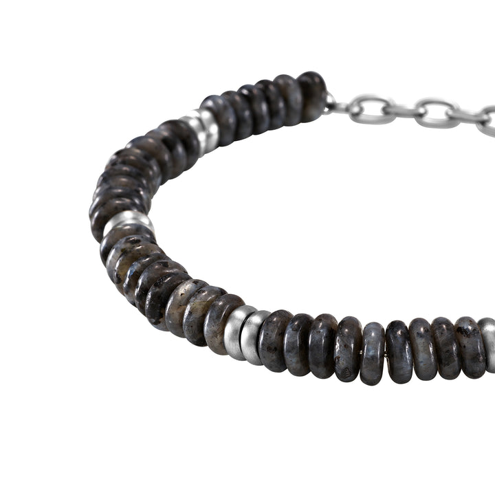Pulseira Breil Rock Hard em aço labradorita TJ4123