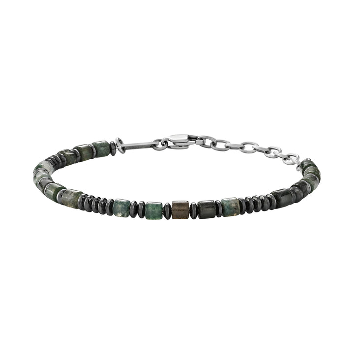 Brazalete Breil Rock Hard acero ágata TJ4131