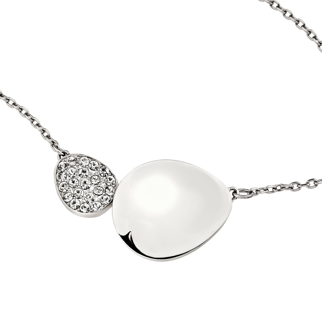 Breil B Whisper Glow stål choker halskæde TJ4202
