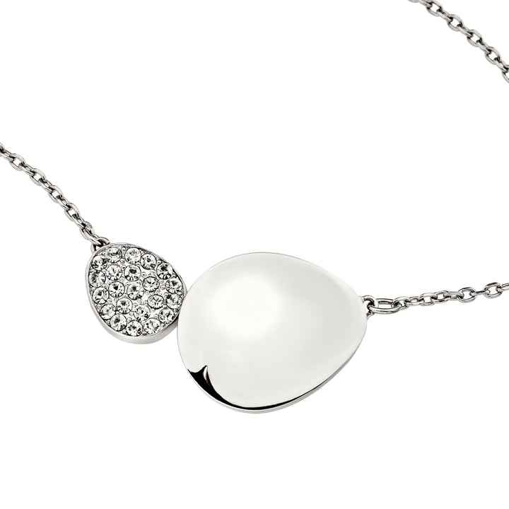 Breil B Whisper Glow stål choker halskæde TJ4202