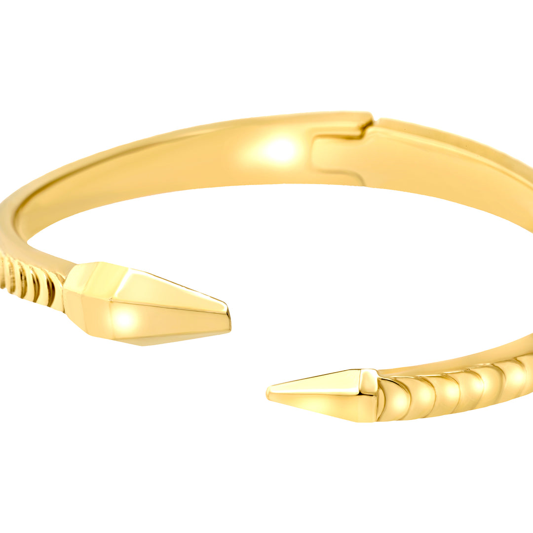 Pulseira Breil Hypnotic em aço rígido com acabamento PVD em ouro 14K TJ4207