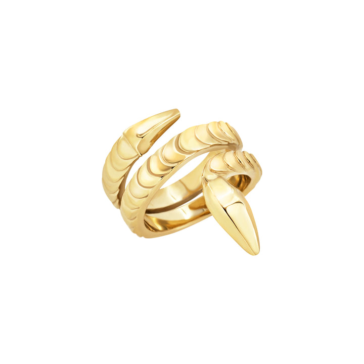 Breil Hypnotiserende ring van staal met 14K gouden PVD-afwerking TJ4212