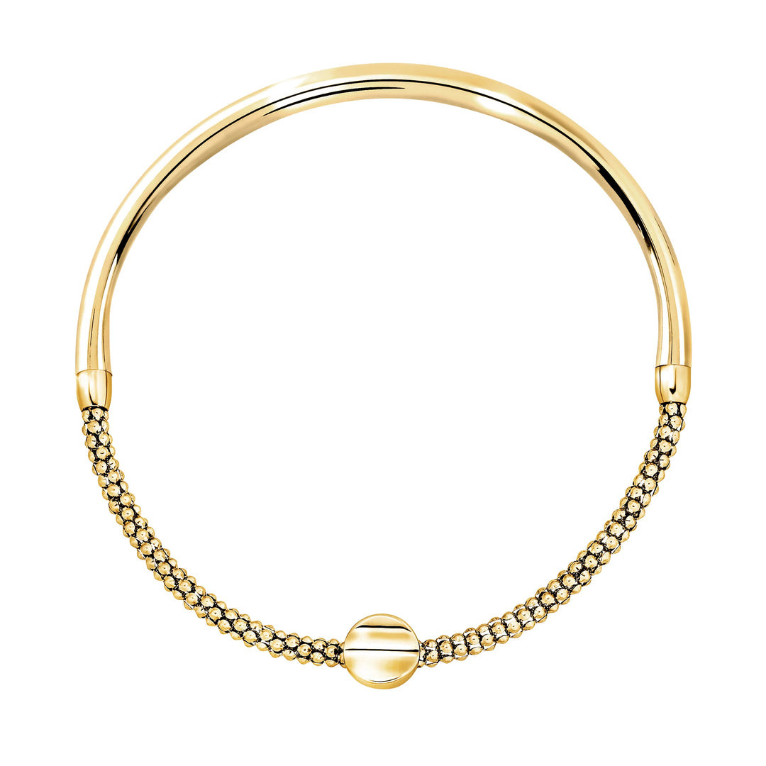 Collier ras du cou Breil Magnetica System en acier, finition PVD or 14 carats TJ4238