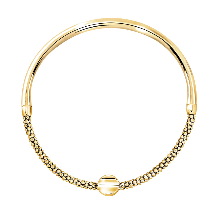Collier ras du cou Breil Magnetica System en acier, finition PVD or 14 carats TJ4238