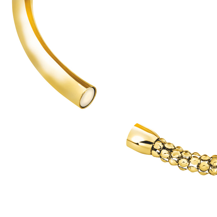 Collier ras du cou Breil Magnetica System en acier, finition PVD or 14 carats TJ4238