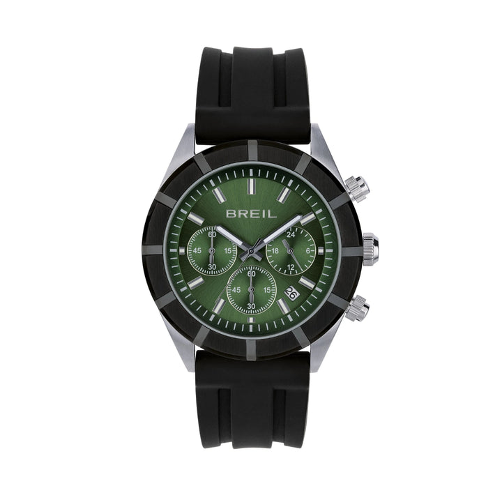 Reloj Breil B 12 H Chrono 42mm acero cuarzo verde TW2024