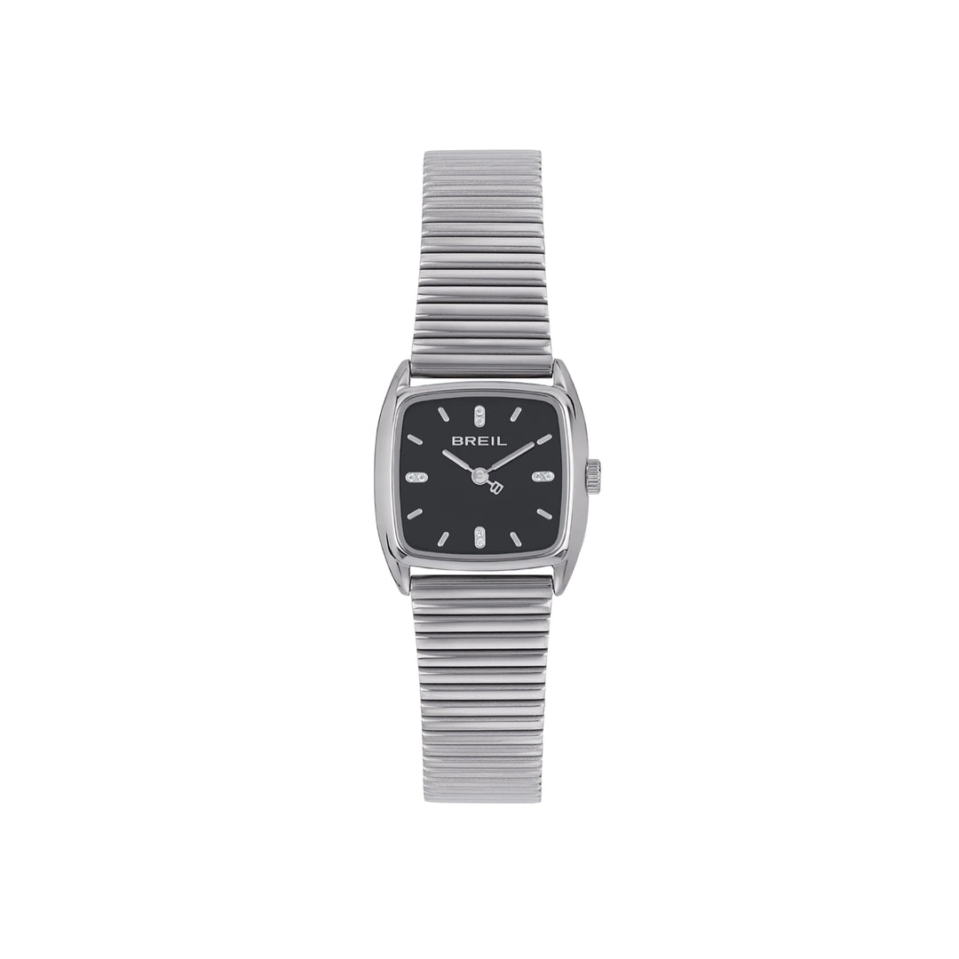 Breil reloj Stylize 24x21mm negro de cuarzo de acero TW2050