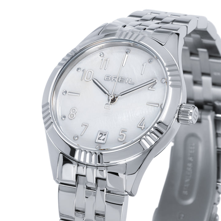 Breil Watch Stand Out 32mm Madreperperla Quartz Steel Tw2098