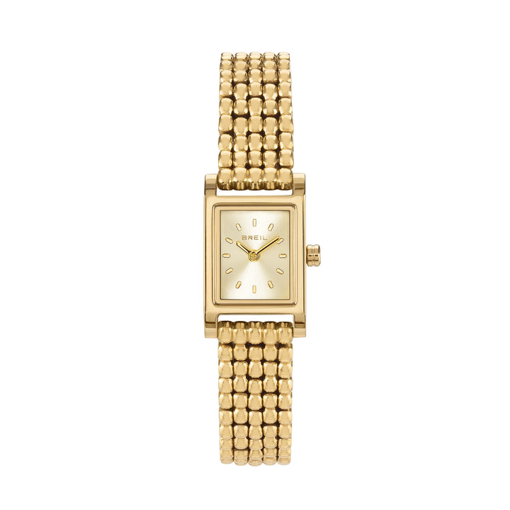 Breil Watch Demure 16x25mm Quartz Steel Pvd Gold Tw2105