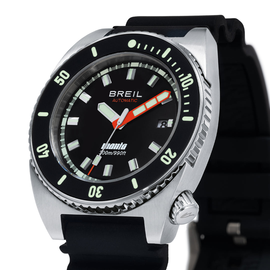 Breil watch manta seeker Automatic 42mm Black Automatic Steel Tw2116