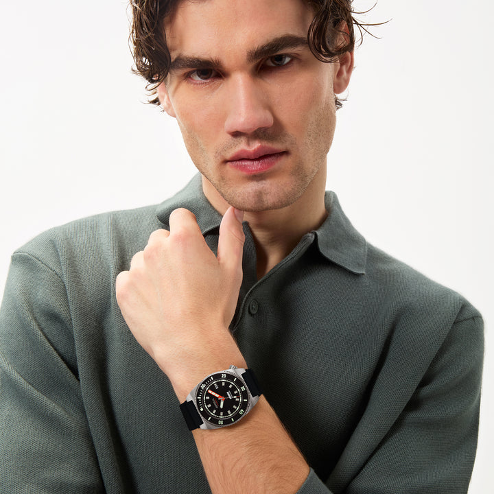 Breil watch manta seeker Automatic 42mm Black Automatic Steel Tw2116