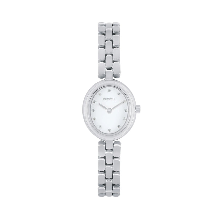 Breil clock eclat 31mm silver quartz steel tw2123