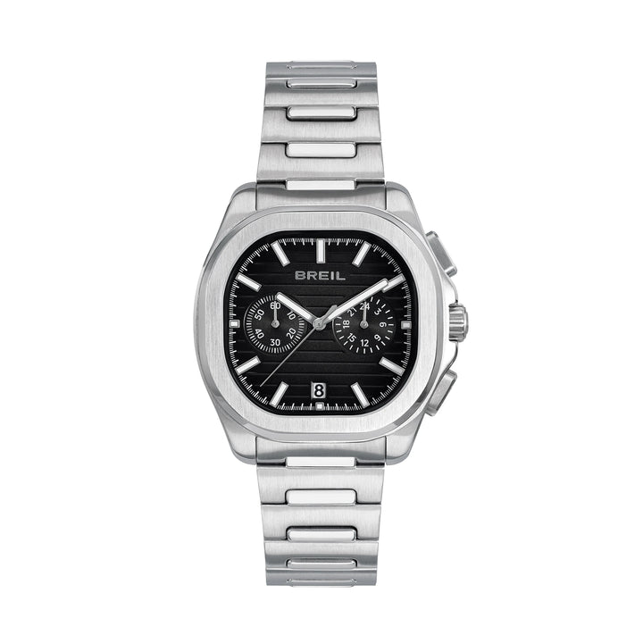 Breil Retrofucture Chrono 40 mm Black Quartz Steel TW2129
