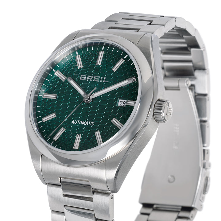 Breil sphera clock 40mm Green Automatic Steel Tw2132