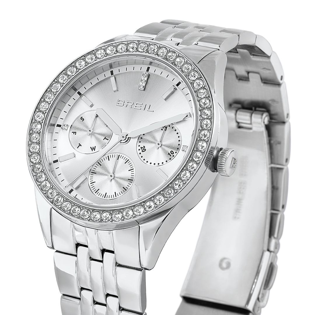 Breil watch flurry 36mm silver quartz steel tw2133