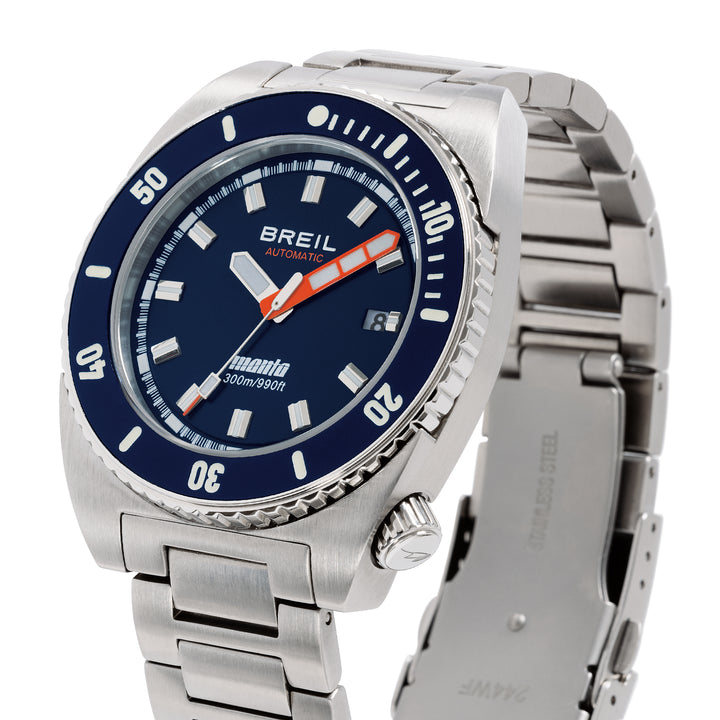 Breil View Manta Seeker 42mm Blue Automatic Steel Tw2180