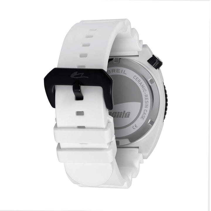 Breil Manta E.C.O. kello Blend 42mm valkoinen kvartsi alumiinioksidi ja polyamidi TW2194