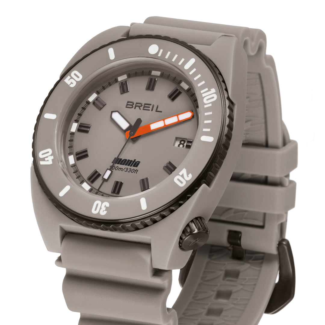Breil Manta E.C.O. Blend 42mm gri kuvars seramik TW2196 izle