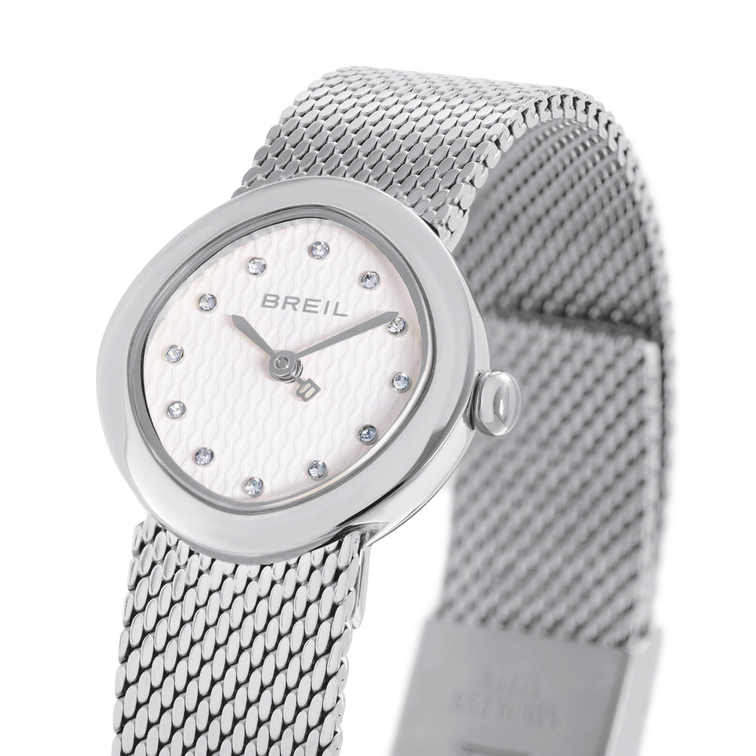 Breil Primp klocka 25mm vitt kvartsstål TW2201