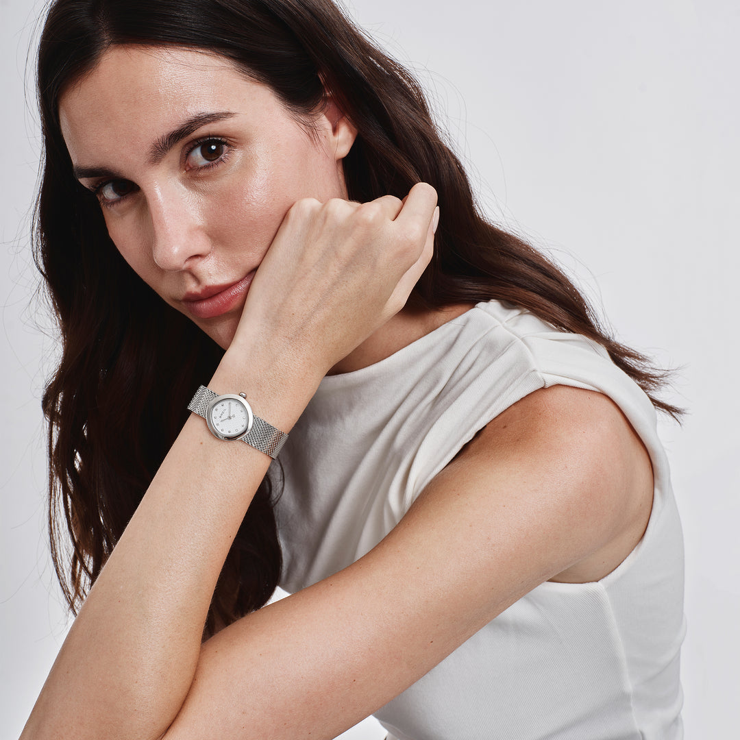 Breil Primp klocka 25mm vitt kvartsstål TW2201