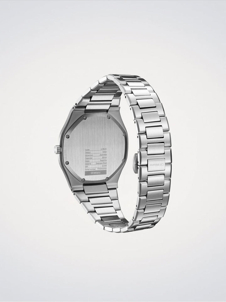 D1 Milano Groovy Zwart Ultradun 39 mm D1-UHBJ01