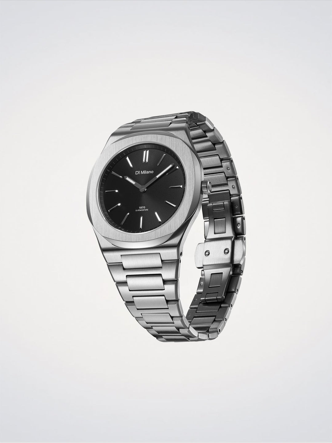 D1 Milano Groovy Zwart Ultradun 39 mm D1-UHBJ01