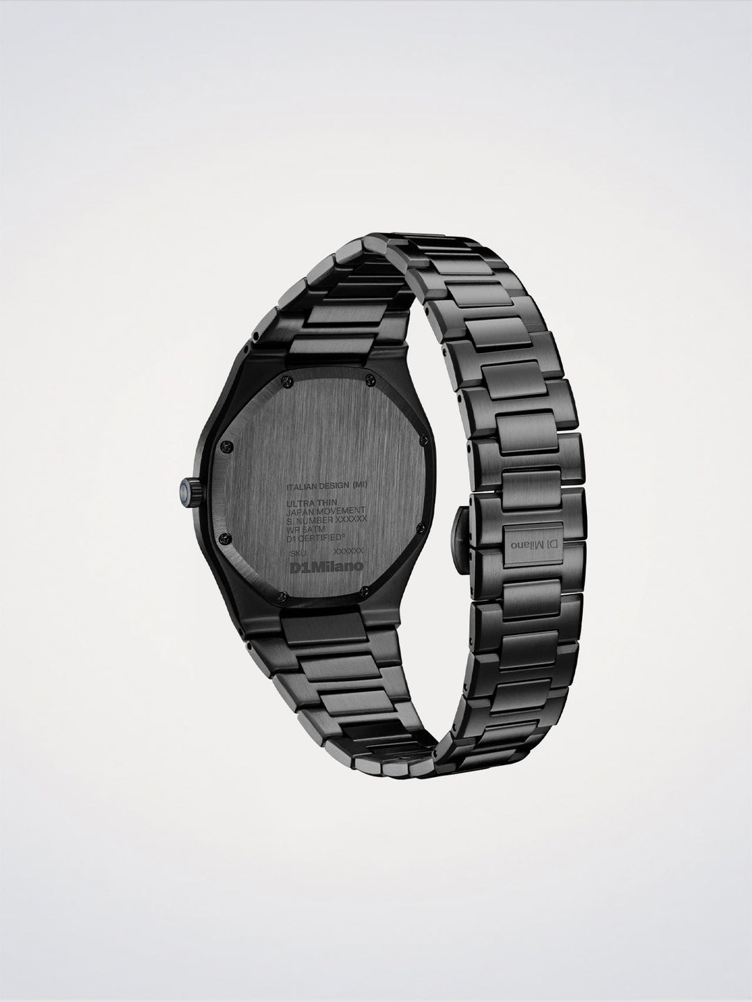 D1 Milano Dark Illusion ultradun horloge 39 mm D1-UHBJ08