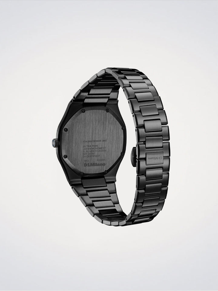 D1 Milano Dark Illusion ultradun horloge 39 mm D1-UHBJ08
