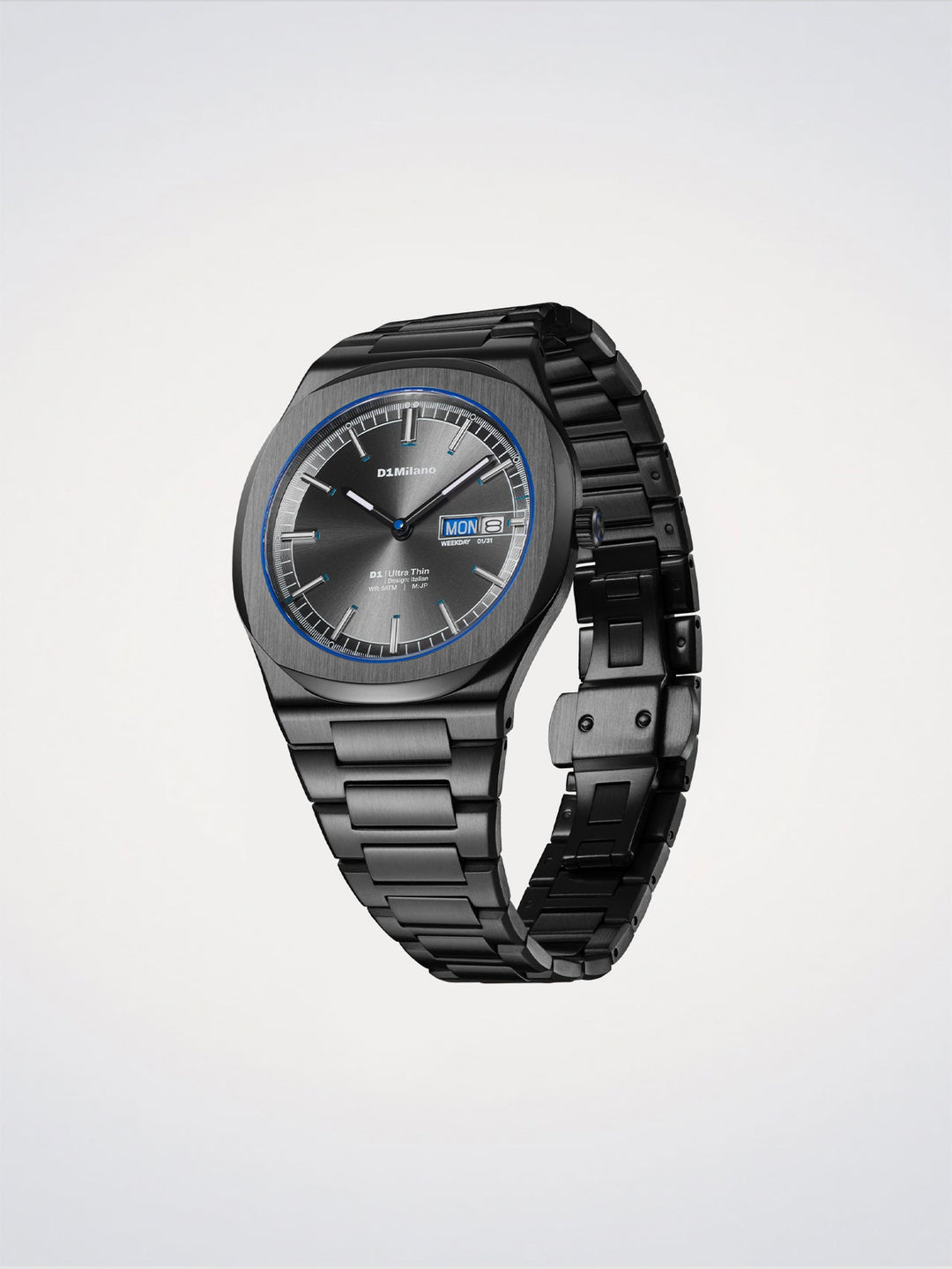 D1 Milano Dark Illusion ultradun horloge 39 mm D1-UHBJ08