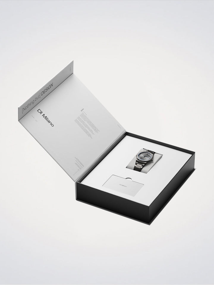 D1 Milano Dark Illusion ultradun horloge 39 mm D1-UHBJ08