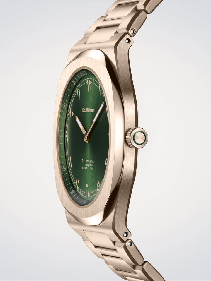 D1 Milano Jade Mirage [예약 주문] 울트라 씬 시계 39 mm D1-UHBJ09