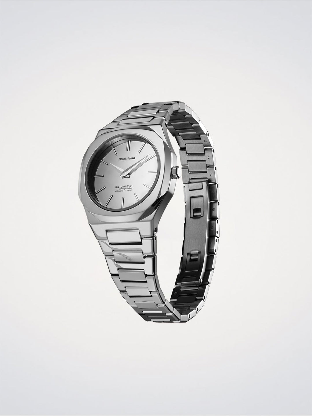 Reloj ultrafino D1 Milano Silver Gleam 30 mm D1-UTBL39