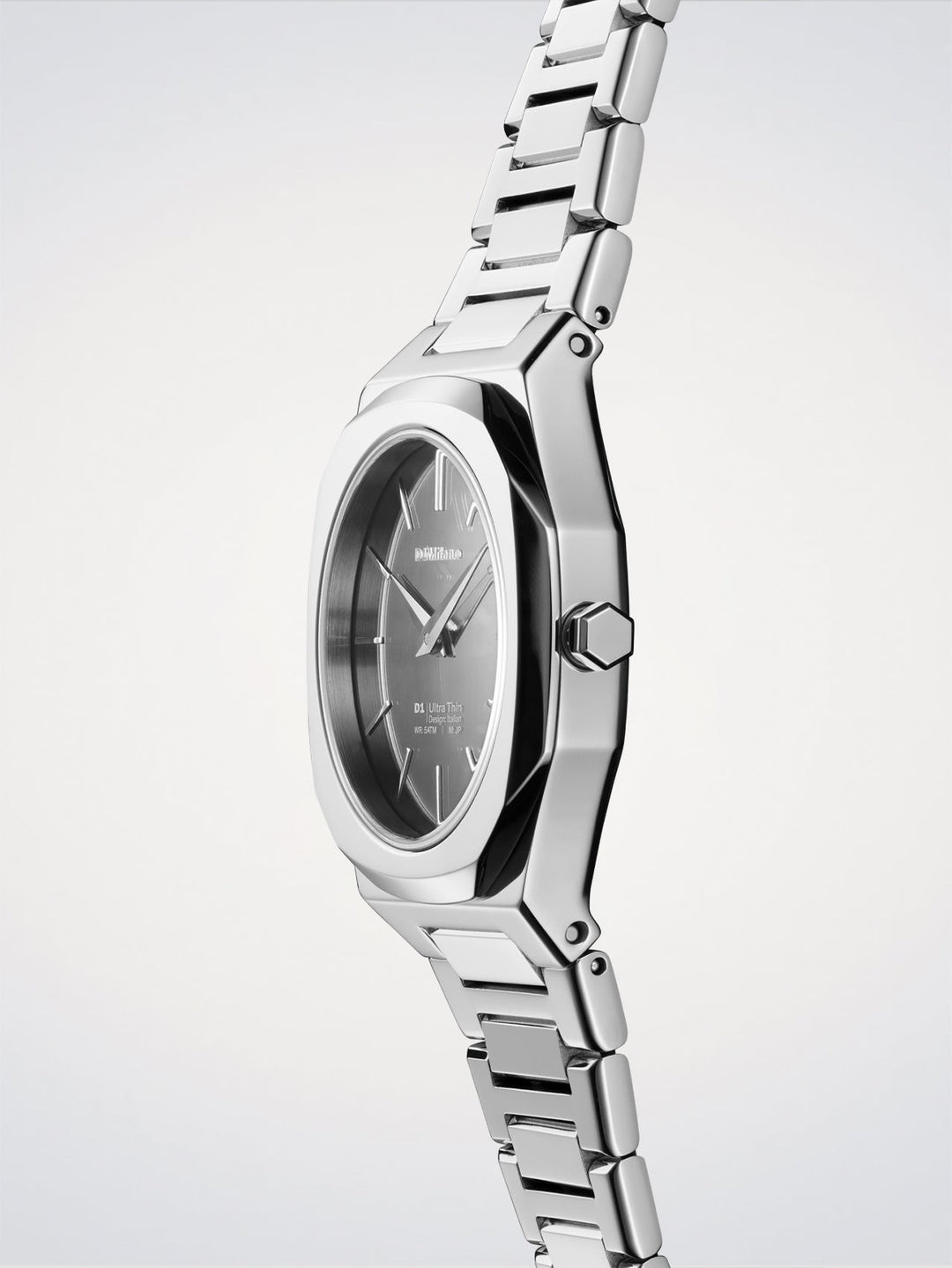 Reloj ultrafino D1 Milano Silver Gleam 30 mm D1-UTBL39