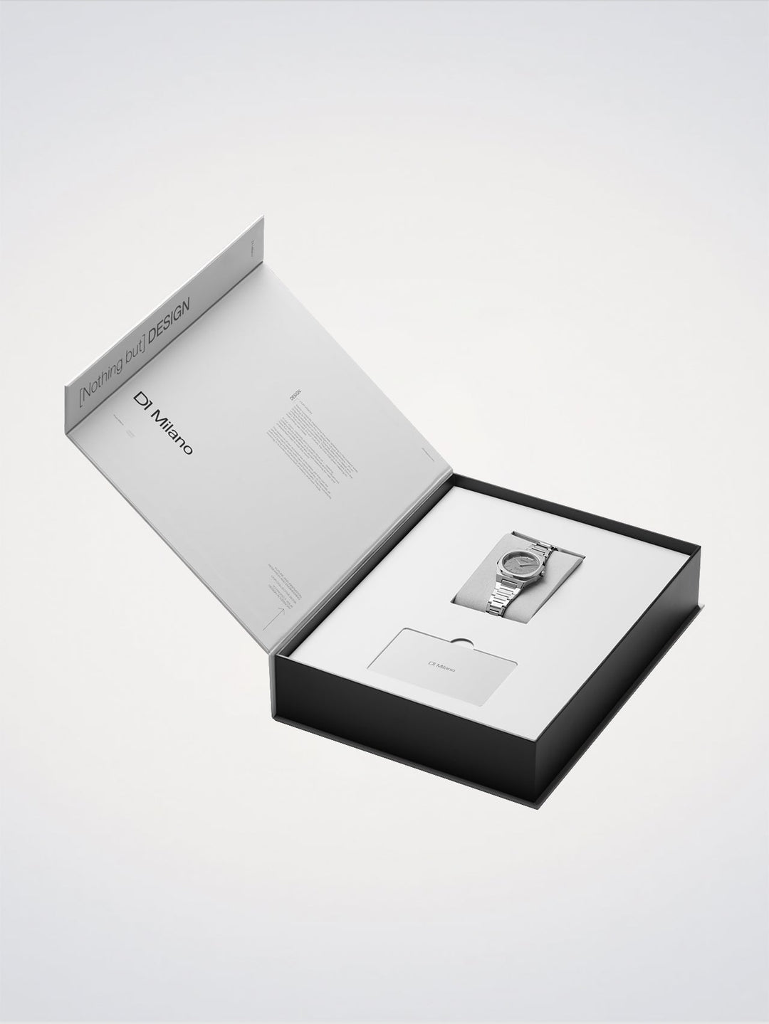 Reloj ultrafino D1 Milano Silver Gleam 30 mm D1-UTBL39