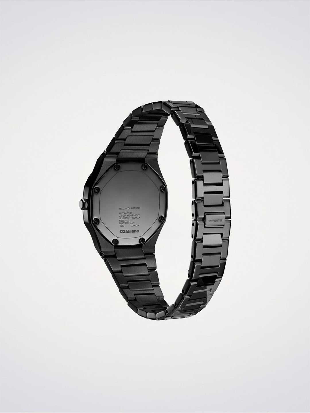 D1 Milano Black Gleam Ultra Thin Kello 30 mm D1-UTBL41