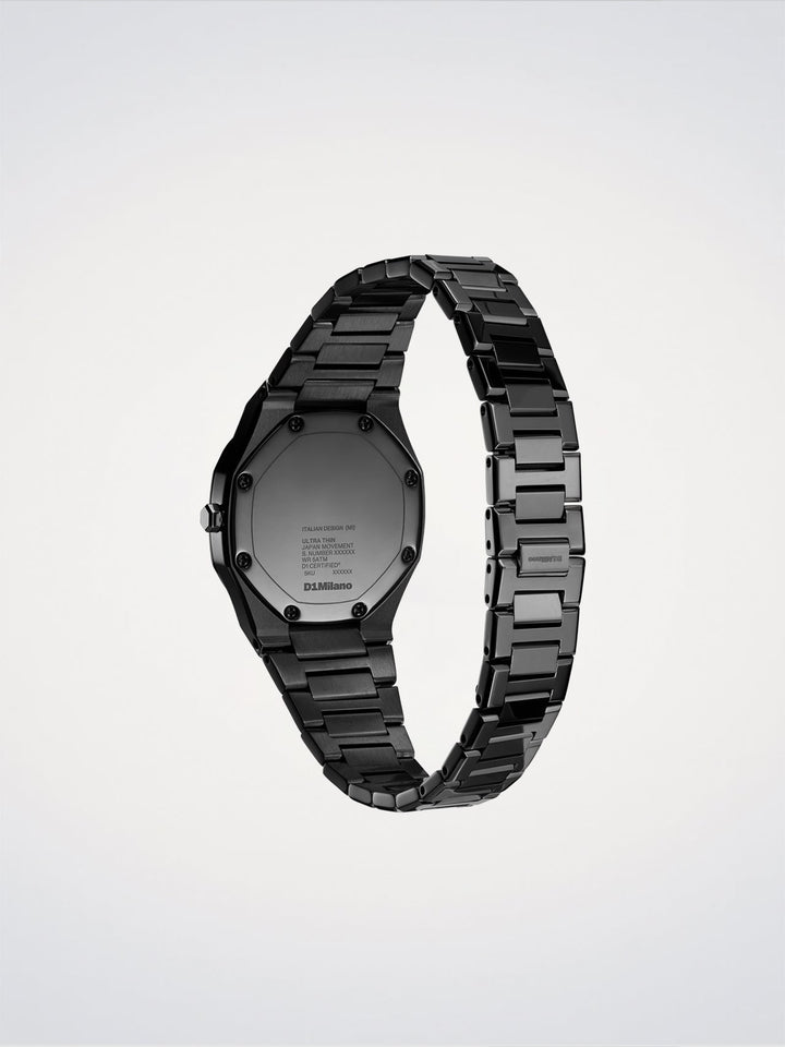 D1 Milano Black Gleam Ultra Thin Kello 30 mm D1-UTBL41