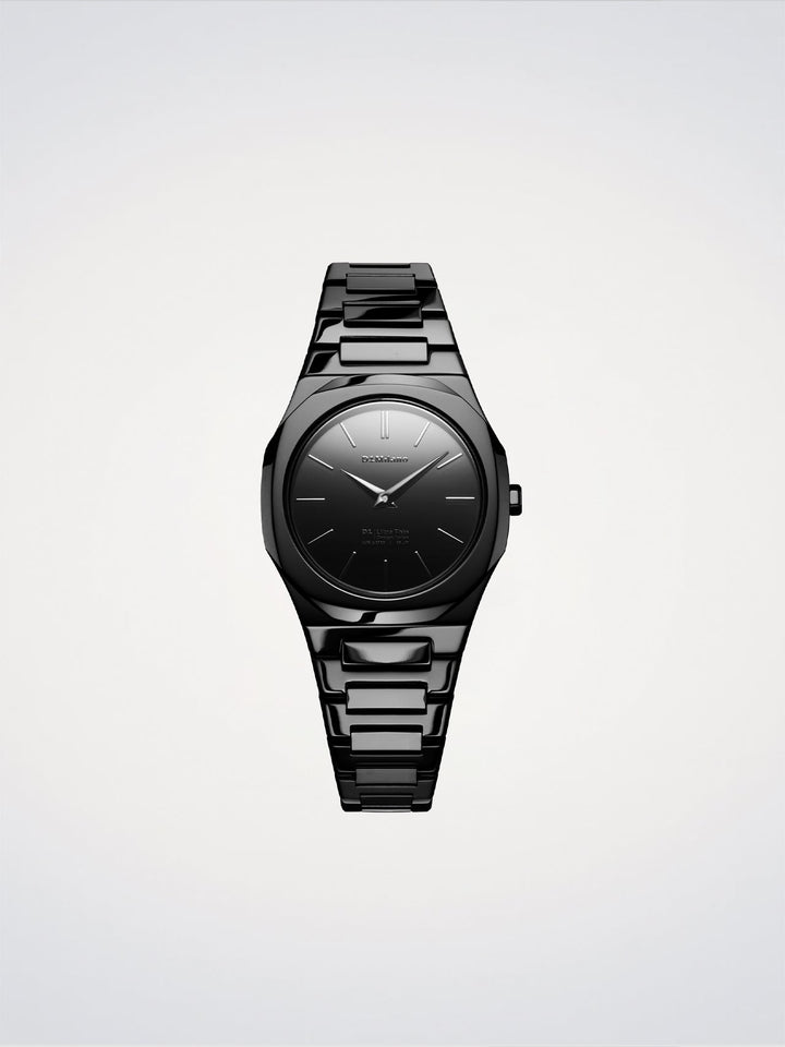 D1 Milano Black Gleam Ultra Thin Kello 30 mm D1-UTBL41