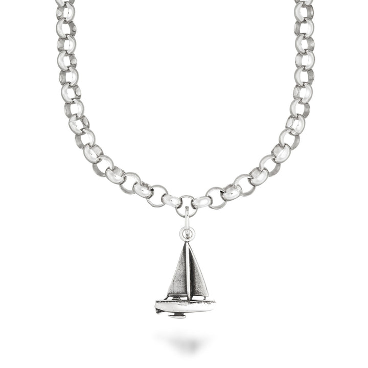 Giovanni Raspini Collana T-Bar Barca a Vela argento X01638
