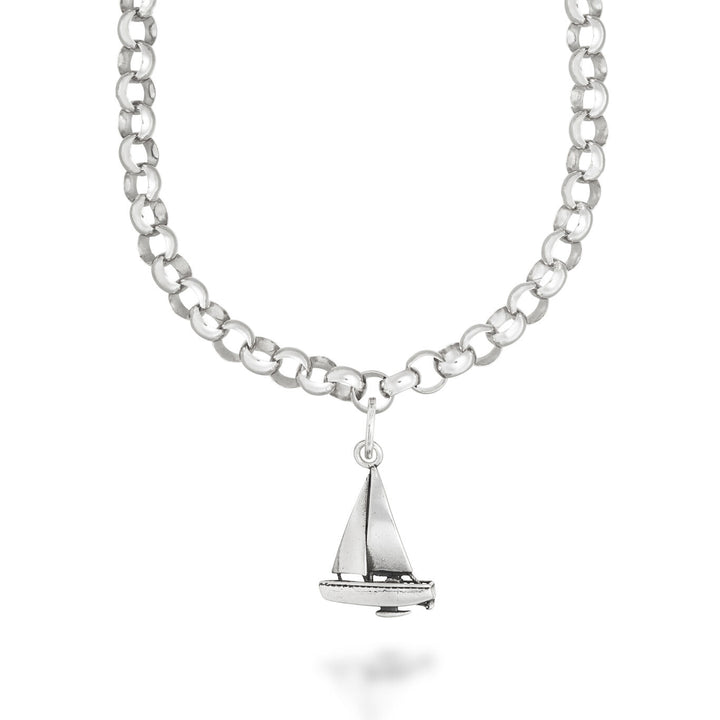 Giovanni Raspini Collana T-Bar Barca a Vela argento X01638