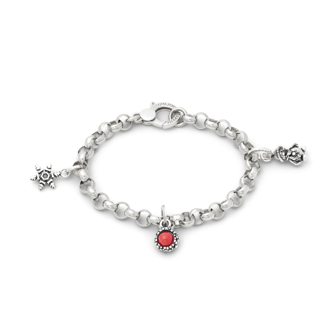 Bracelet à breloques neige Giovanni Raspini Bracelet en argent 925 et zircons X01687