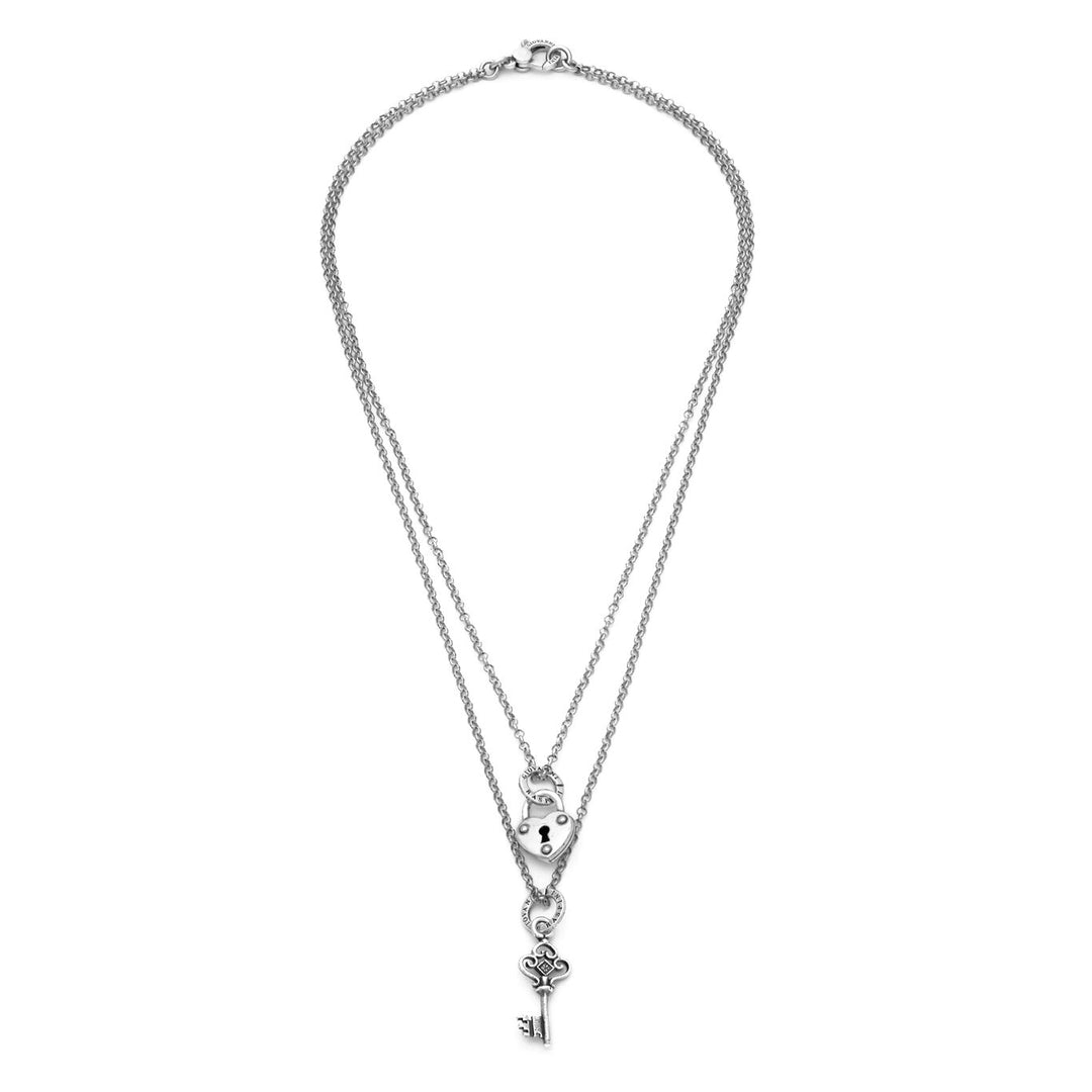 Giovanni Raspini Collana Lucchetto e Chiave argento X01770
