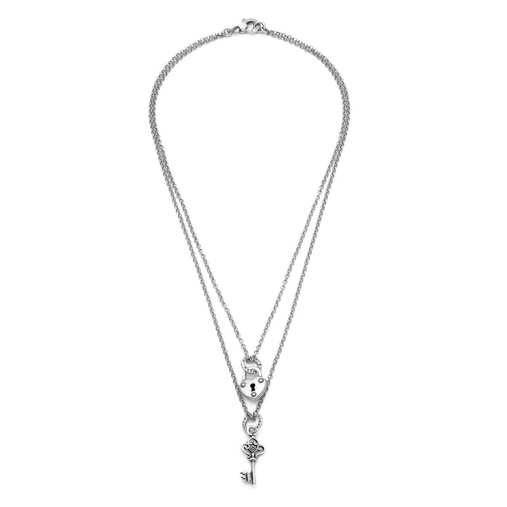 Giovanni Raspini Collana Lucchetto e Chiave argento X01770