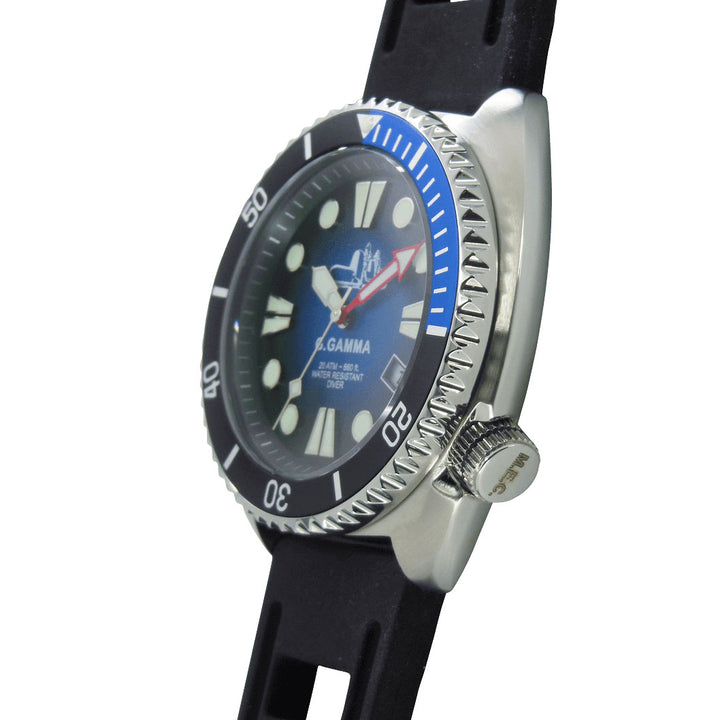 MEC orologio Gruppo Gamma B 200mt A.N.A.I.M. 45mm blu quarzo acciaio GAMMA 200-B