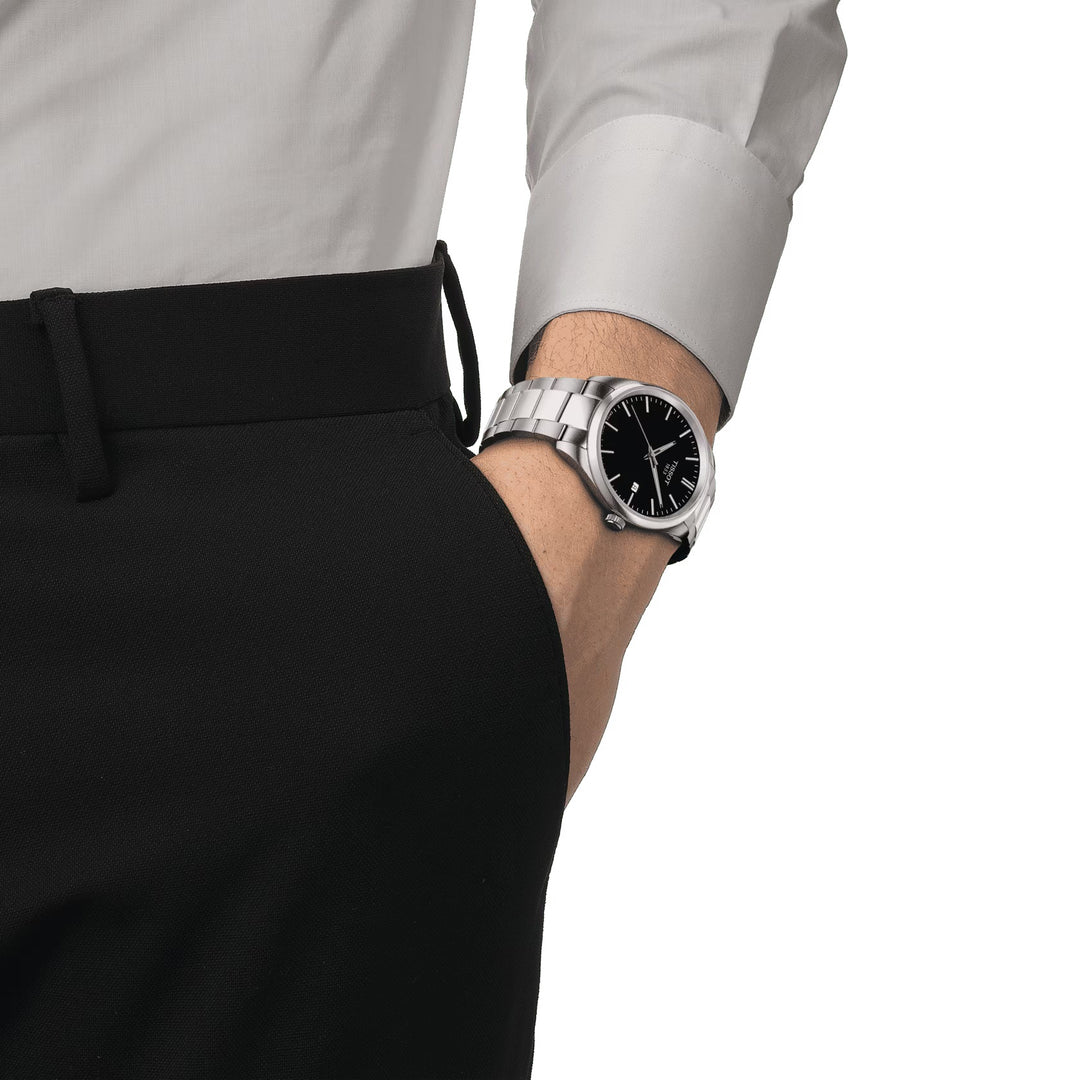 Tissot Watch PR 100 40 mm de acero de cuarzo negro T150.410.11.051.00