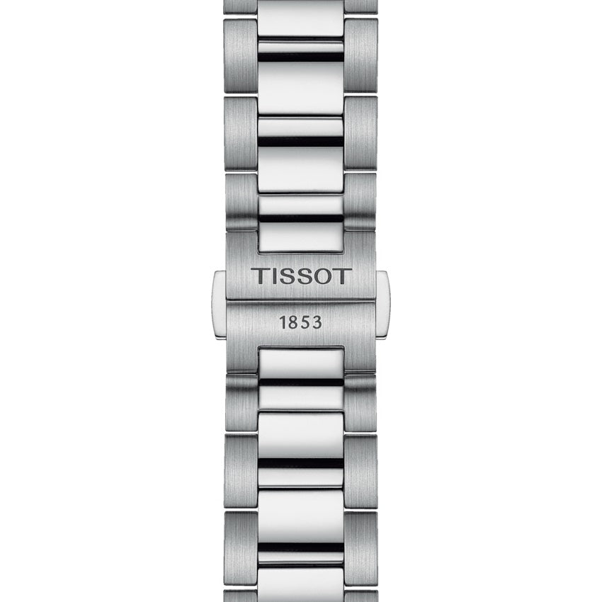 Tissot Tissot PR 100 Chrono 40 mm zegarek niebieski kwarc stal T150.417.11.041.00