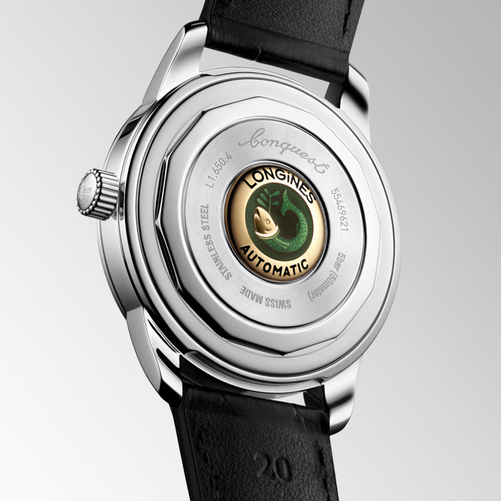 Longines Conquest Heritage Relógio automático em aço verde 40 mm L1.650.4.02.2