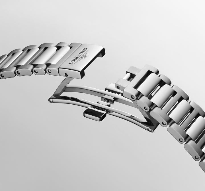 Longines Conquest Relógio automático em aço azul de 38 mm L3.720.4.92.6