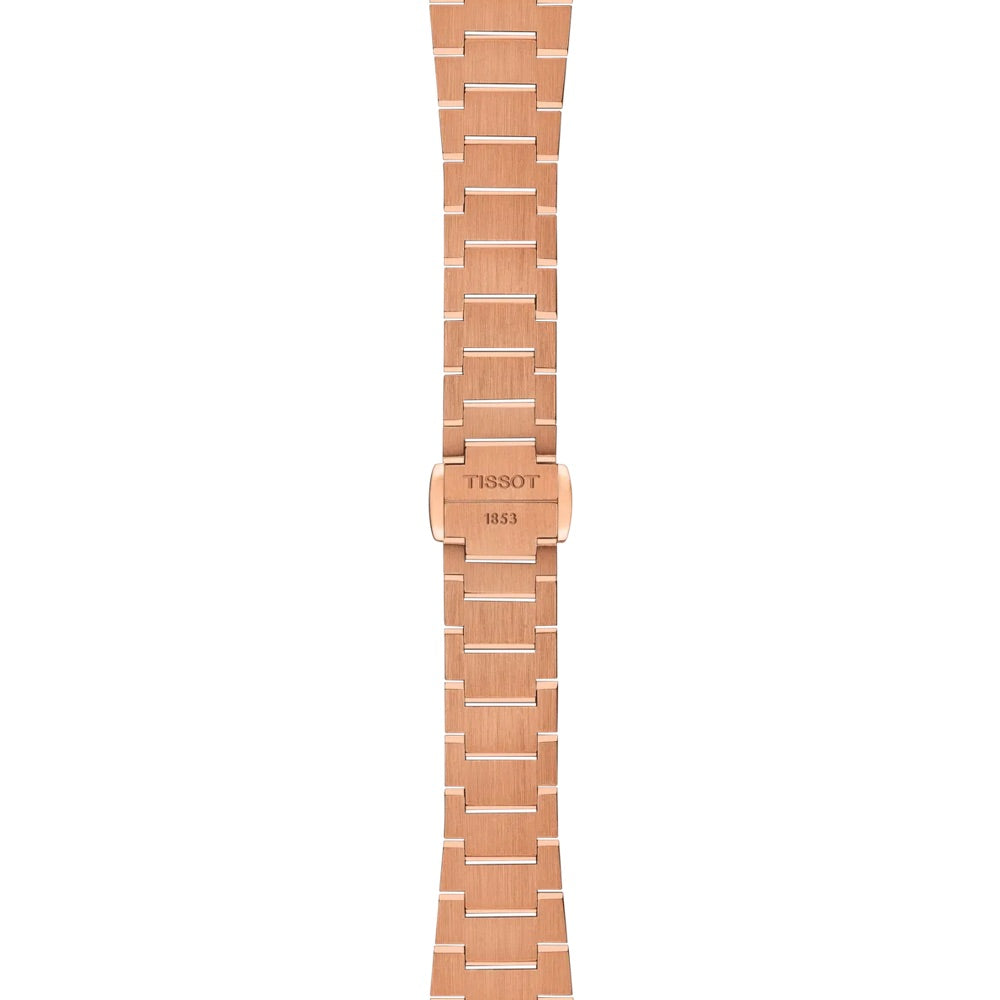 Tissot watch prx 25mm pink gold diamonds quartz steel finish pvd gold pink t137.010.33.506.00