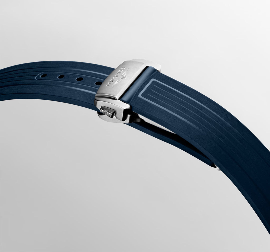 浪琴腕表Hydroconquest GMT 41毫米蓝色自动钢L3.790.4.96.9