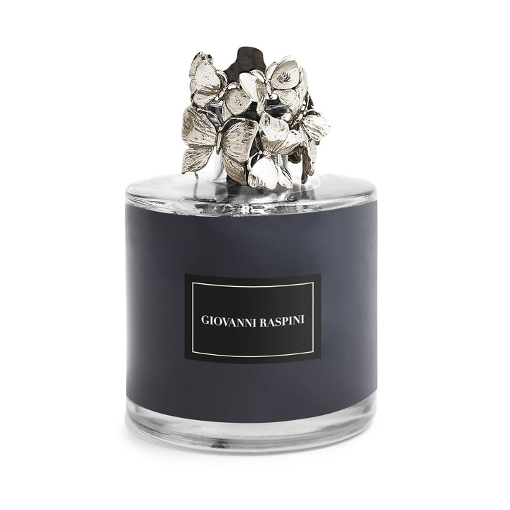 Giovanni Raspini Farfalle Diffuser - Nero Divino otthoni illat fehér bronz díszítéssel - XB0102